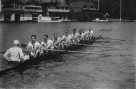 Great Britain crew in the eight at the 1928 Olympics