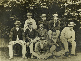 TRC crew in the Thames Challenge Cup 1873