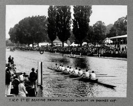 Henley 1928 Thames Cup TRC beating Trinity College Dublin