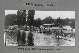 Henley 1928 - TRC pair beating Quintin in final