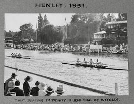 Henley 1931 Wyfold TRC beating 1st Trinity