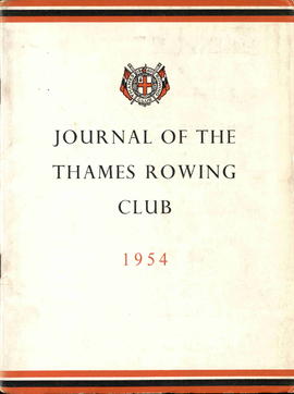 Journal of the Thames Rowing Club 1954