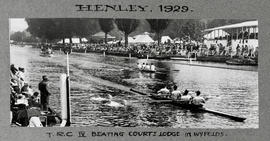 Henley 1929 Wyfold TRC beating Courtenay Lodge School