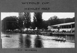 Henley 1927 - Wyfold Cup, Thames winning