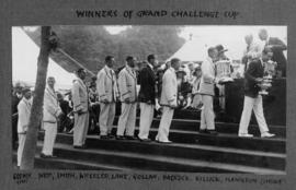 Henley 1927 - Grand Challenge Cup, TRC receiving trophy and medals