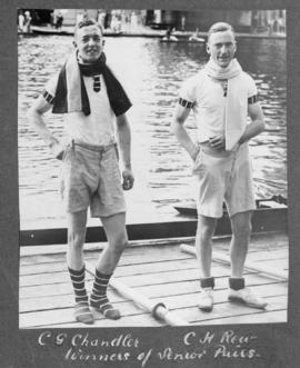Marlow 1924 - C G Chandler and C H Rew, winners of senior pairs