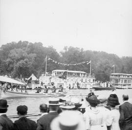 Royal Barge of George V and Queen Mary at Henley