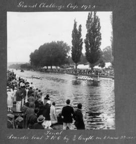 Henley 1925 - Grand Challenge Cup final, Leander beat TRC by 3/4 length