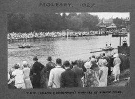 Molesey 1927 - TRC (Killick and Debenham), winners of senior pairs