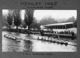 Henley 1927 - Thames Cup, TRC winning heat