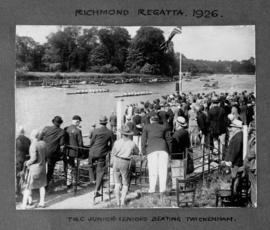 Richmond 1926 - Junior Senior eights, TRC beating Twickenham