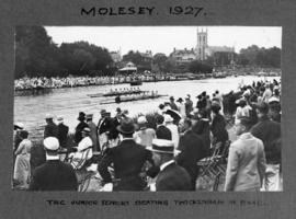 Molesey 1927 - TRC junior seniors beating Twickenham in final