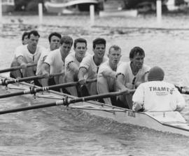 Henley 1988 - TRC crew in the Thames Cup