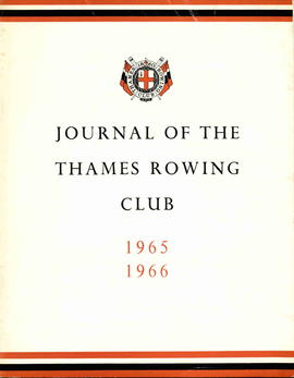 Journal of the Thames Rowing Club 1965-1966