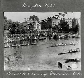 Kingston 1921- Thames RC winning Coronation Cup