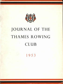 Journal of the Thames Rowing Club 1953