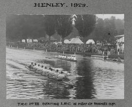 Henley 1929 Thames Cup TRC beating LRC