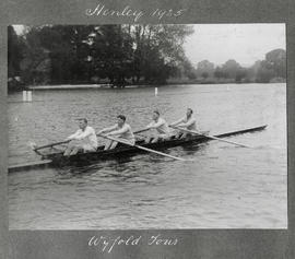 Henley 1925 - Wyfold four training