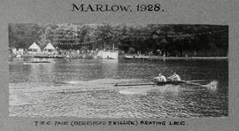 Marlow 1928 - TRC pair (Beresford &amp; Killick) beating LRC