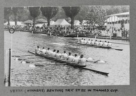Henley 1930 Thames Cup Vesta beating TRC