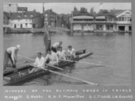 Winners of the Olympic coxed IV trials