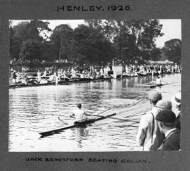 Henley 1926 - Jack Beresford beating Gollan