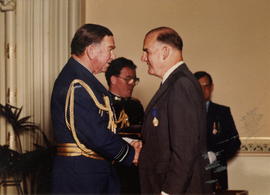 George Parlby receiving the Medal of the Order of Australia