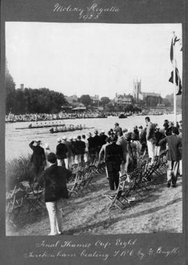Molesey 1925 - Final Thames Cup eight, Twickenham beating TRC