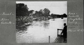 Henley 1922 - Final Silver Goblets, Lucas and Nickalls (Magdalen) beating Logan and Fairbairn (Thames)