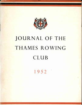 Journal of the Thames Rowing Club 1952