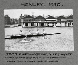 Henley 1930 Wyfold paddling