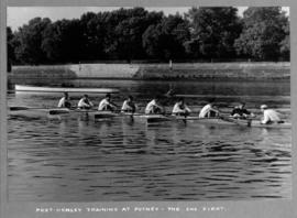 Post-Henley training at Putney - the 2nd VIII