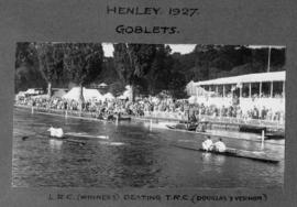 Henley 1927 - Goblets, LRC (winners) beating TRC (Douglas and Vernon)