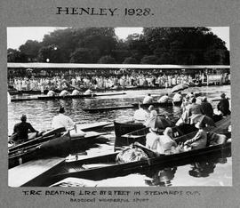 Henley 1928 - TRC beating LRC by 2 ft in final of Stewards&#039; - Badcock&#039;s wonderful spurt