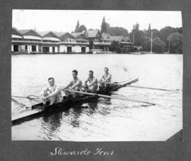 Henley 1925 - Stewards&#039; four training