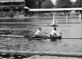 Tig Tyler sculling at Henley