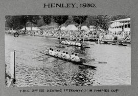Henley 1930 Thames Cup TRC beating 1st Trinity